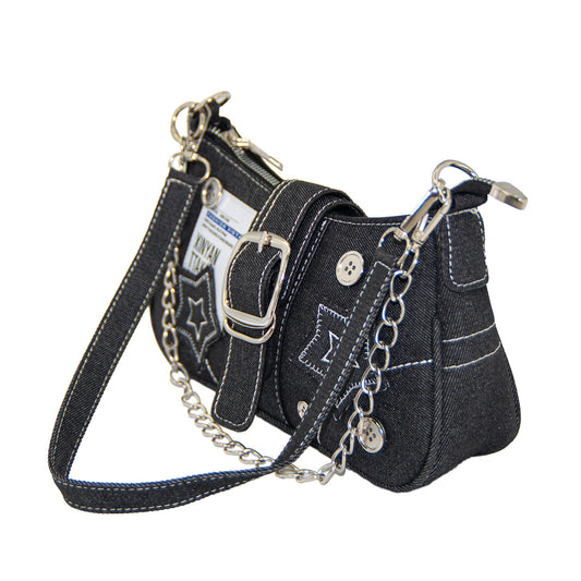 Denim Underarm Bag