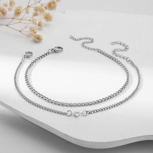Geometric Heart Couple Bracelet Set Drip Depot
