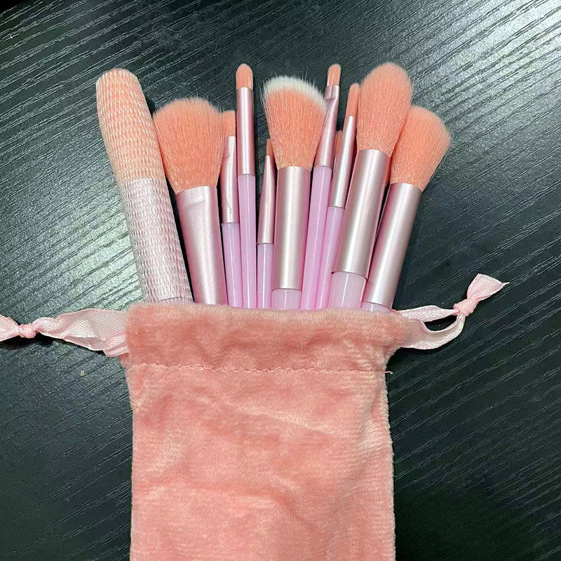 13-Piece Makeup Brush Set with Storage Bag