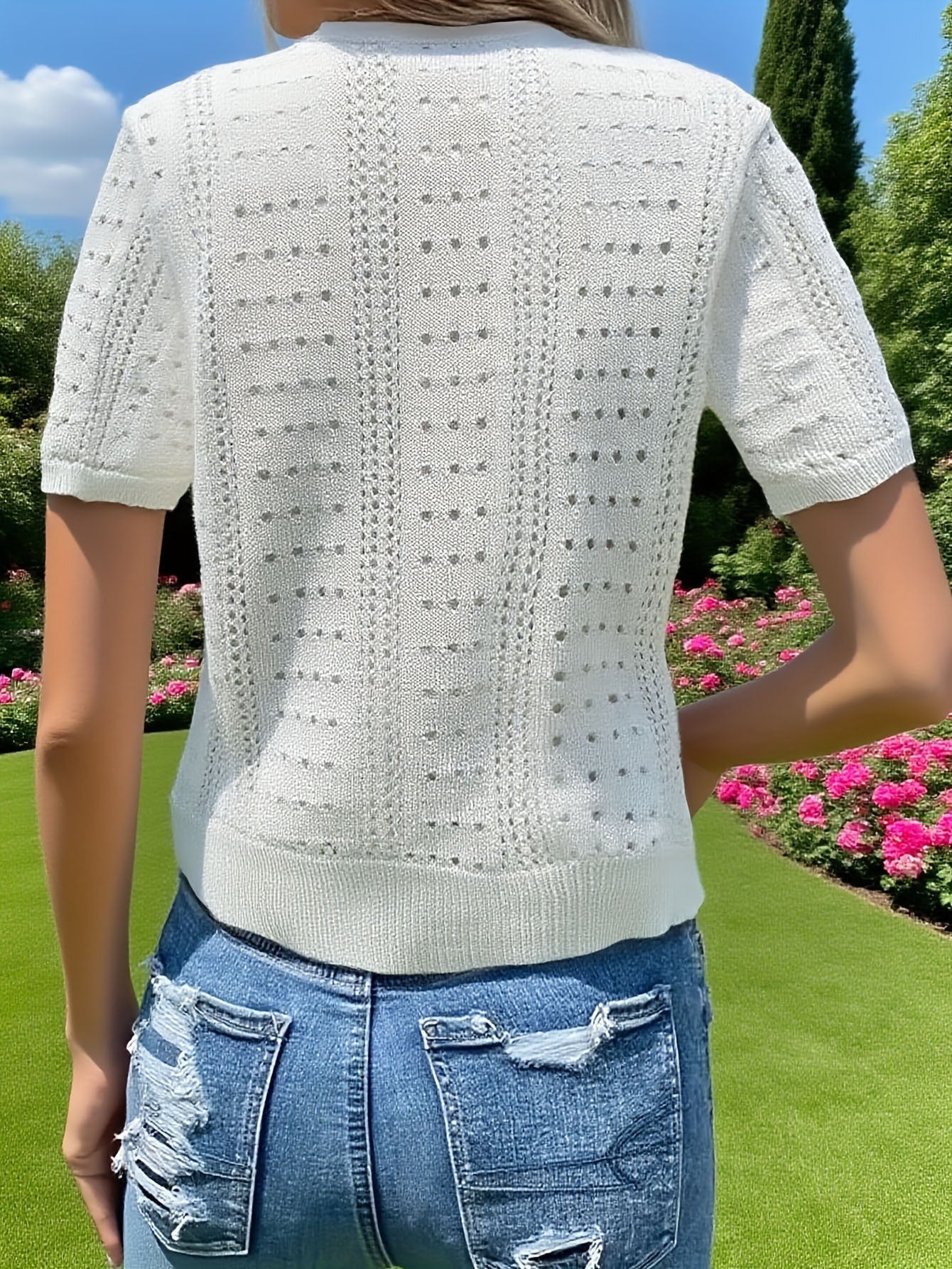 Batwing Sleeve Knitted Top Drip Depot