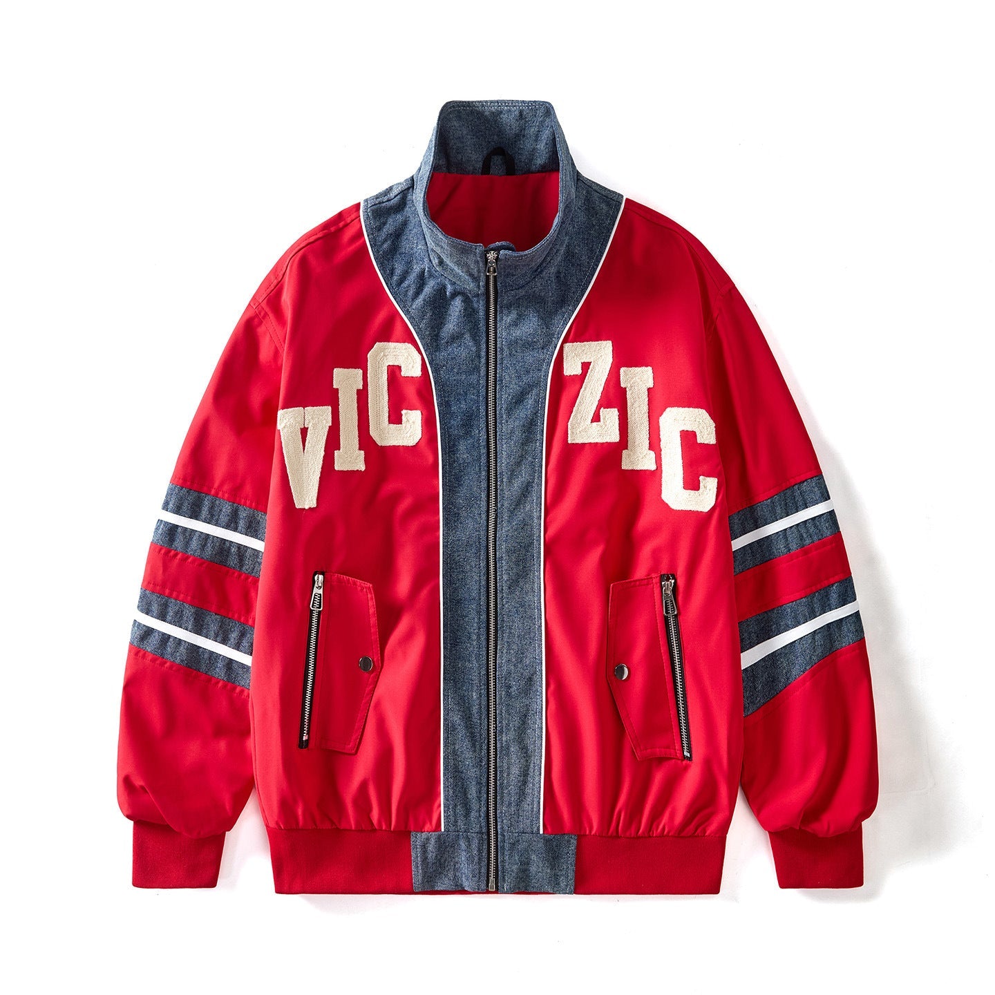 Casual Loose Fit Baseball Jacket Drip Depot