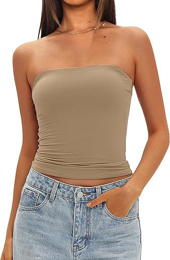 Strapless Slim Fit Tube Top