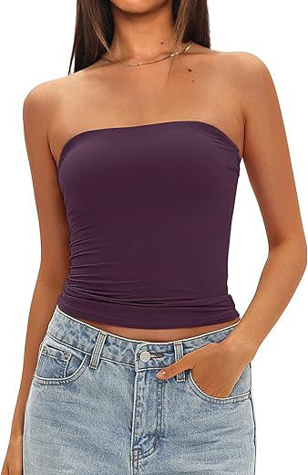 Strapless Slim Fit Tube Top
