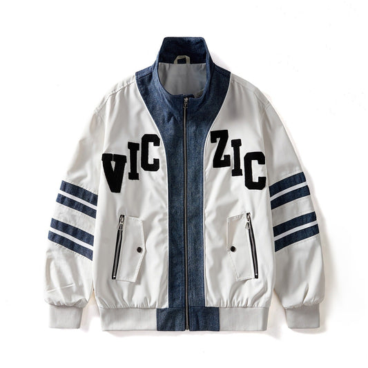 Casual Loose Fit Baseball Jacket Drip Depot