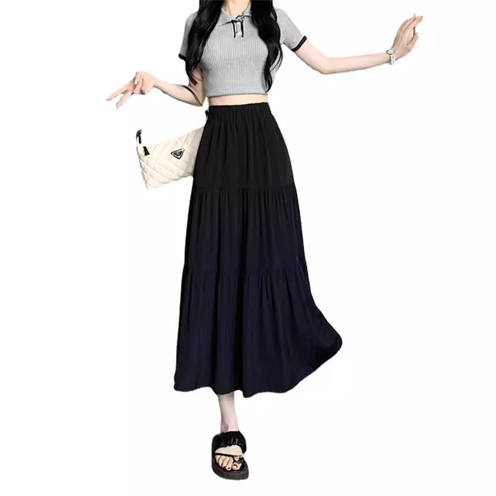 High Waisted Slimming A-Line Skirt