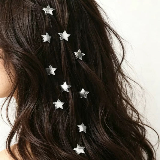 Star Hair Clip Metal Alloy Hairpins