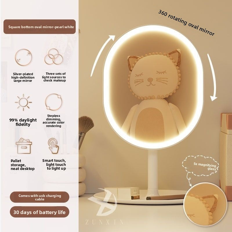 Smart Makeup Mirror with LED Lights
