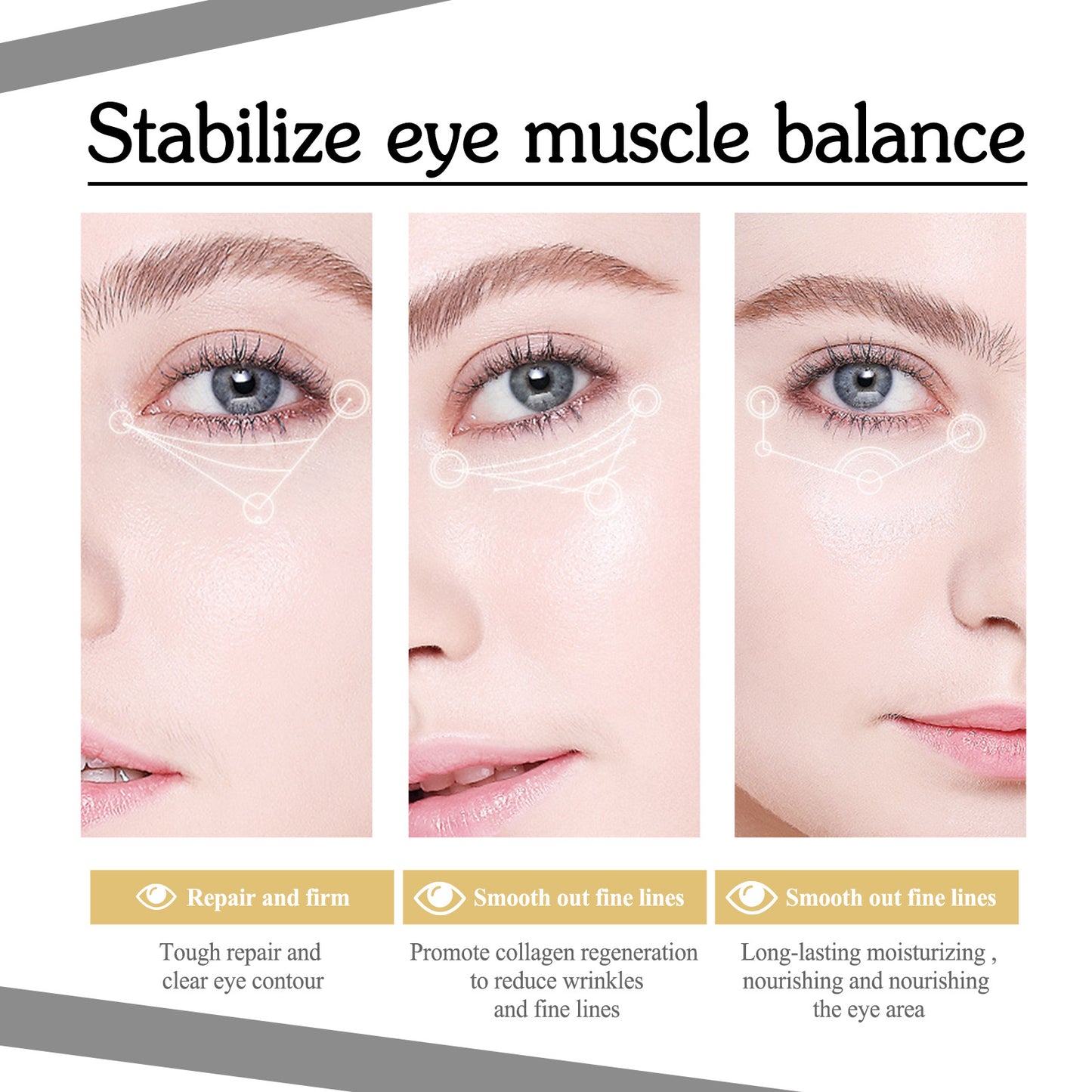 West Month Eye Care Gel Daily Reduces the Appearance of Fine Lines Around the Eyes, Moisturizes and Softens the Skin Around the Eyes