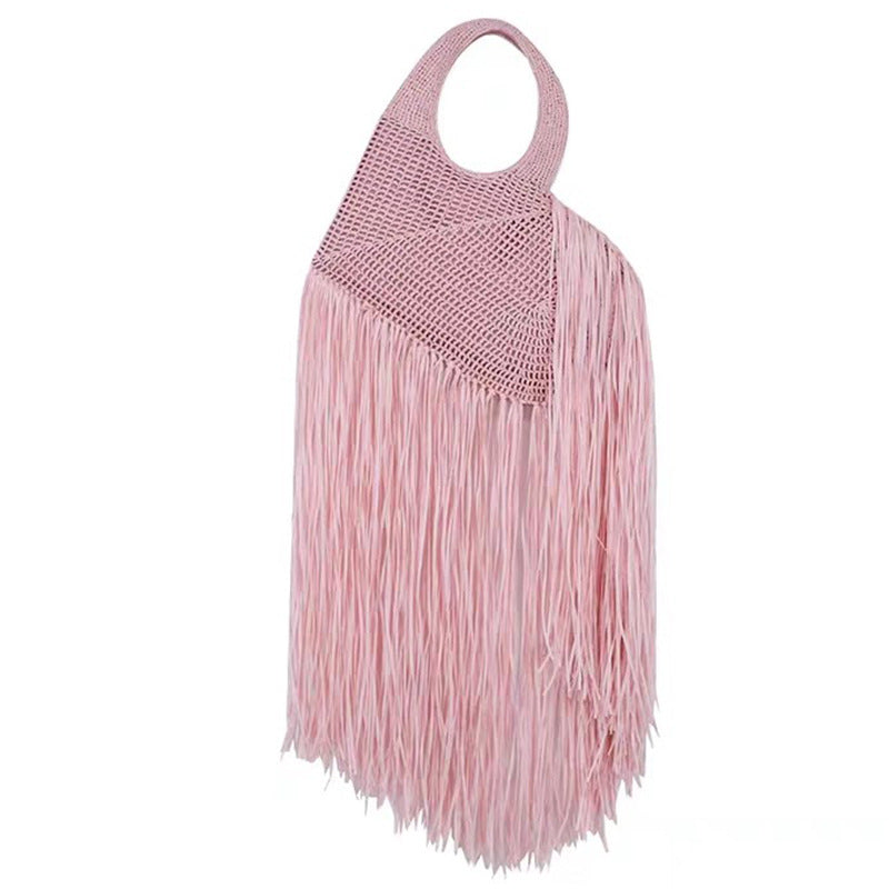 Fashion Heart Shape Tassel Shoulder Bag