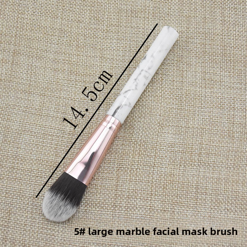 Marble Makeup Brush Pattern Flame Highlight Contour Blush Brush for Beginners