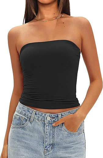 Strapless Slim Fit Tube Top