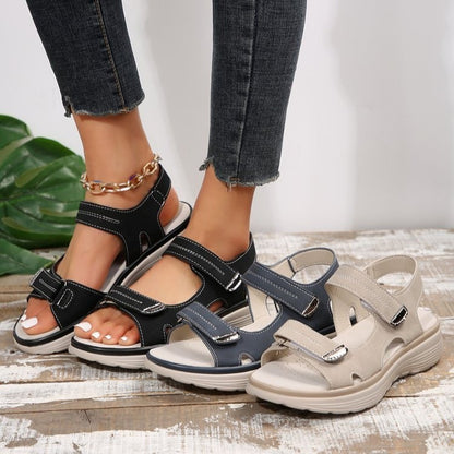 Velcro Wedge Sandals