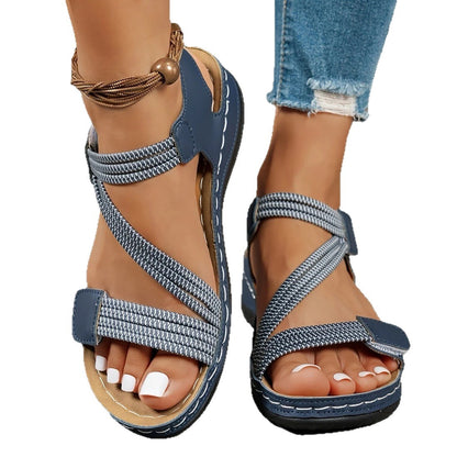 Casual Wedge Strap Sandals