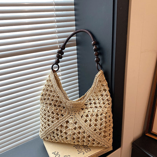 Straw Woven Tote Shoulder Bag
