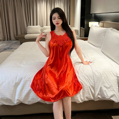 Suspender nightgown