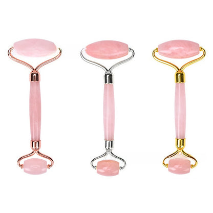 Rose Quartz Facial Roller and Gua Sha Tool