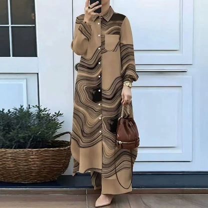 Two-Piece Shirt and Trousers Set