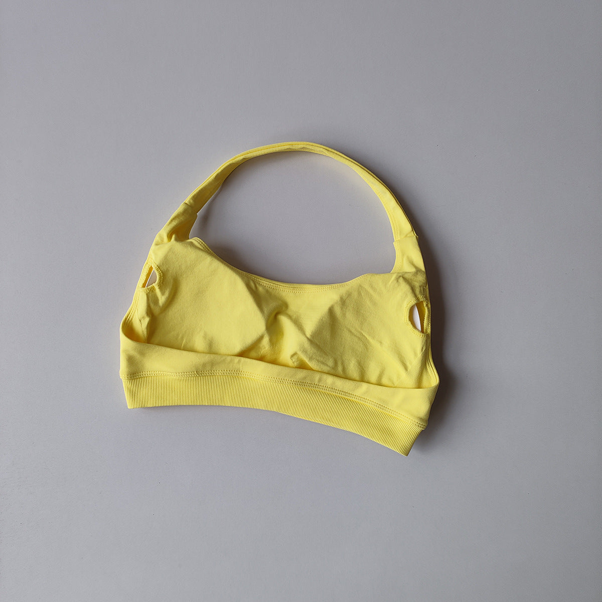 High-Elastic Halter Sports Bra with Removable Pads