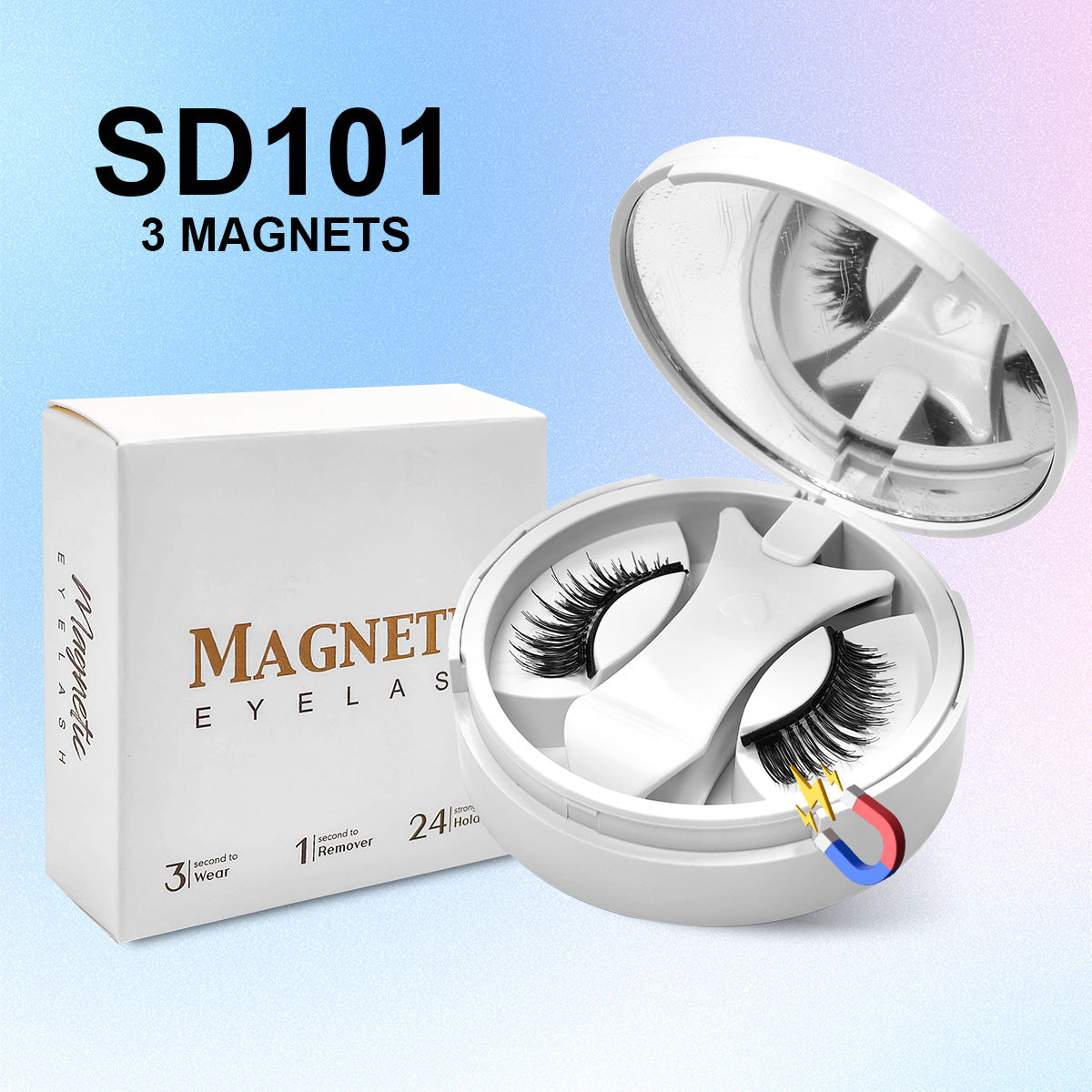 Magnetic False Eyelashes Natural Look Drip Depot
