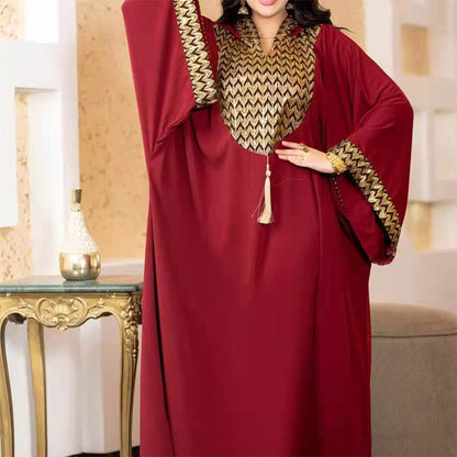 Elegant Knitted Mid-Waist Dress