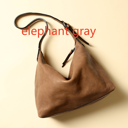 Genuine Leather Hobo Bag