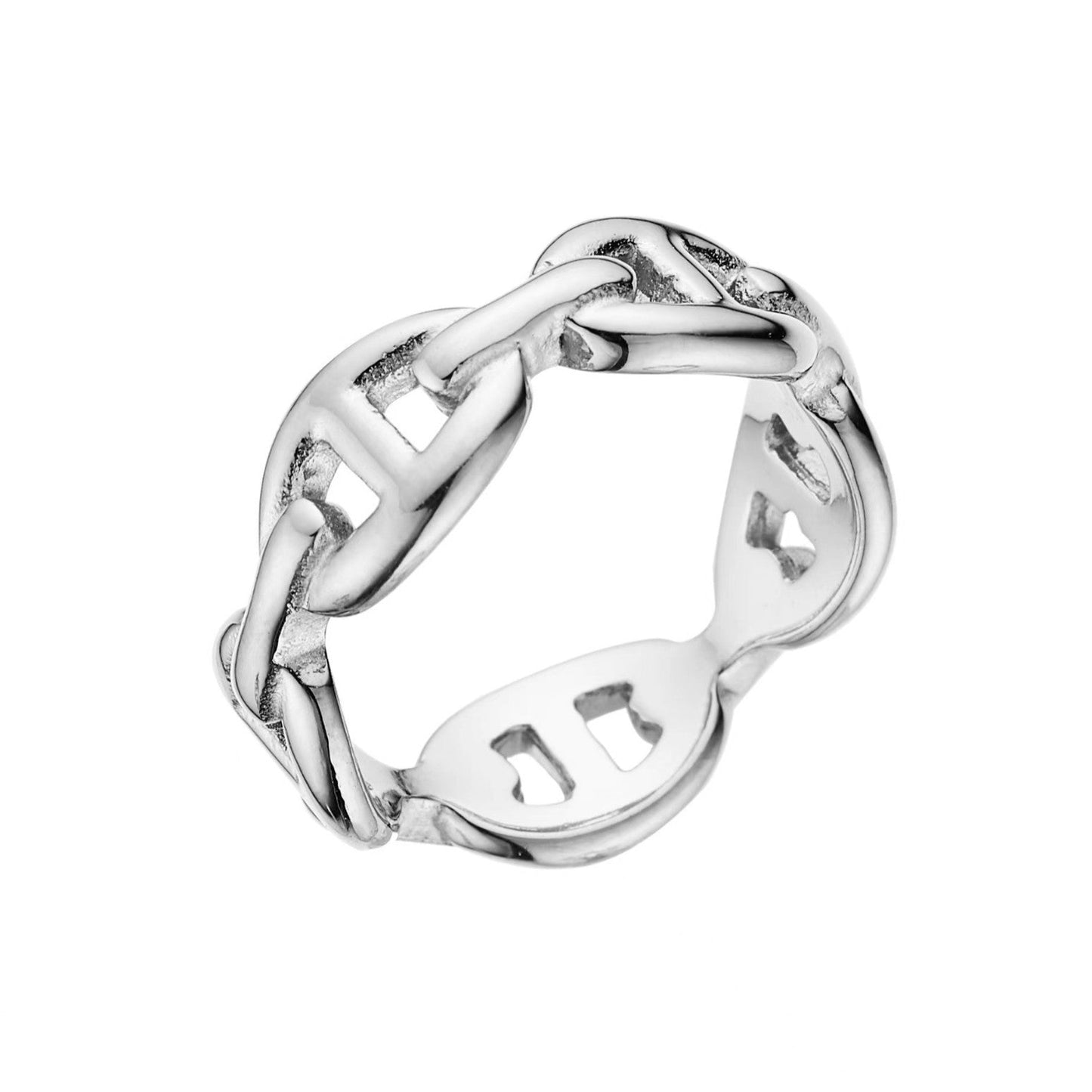 Titanium Steel Pig Nose Ring 18K Gold Plated Unisex Jewelry Drip Depot
