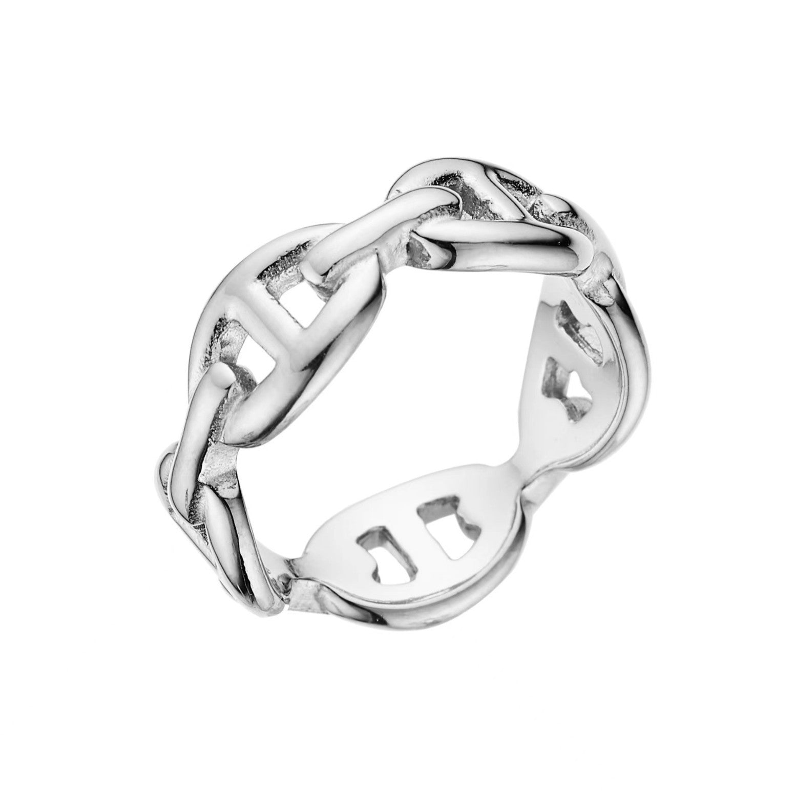 Titanium Steel Pig Nose Ring 18K Gold Plated Unisex Jewelry Drip Depot