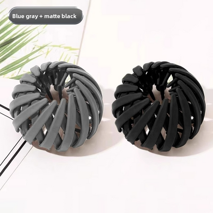 Retractable Hair Bun Maker Clip