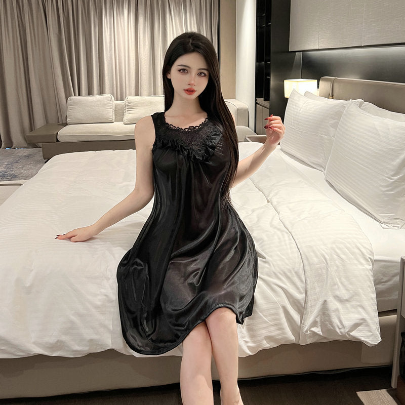 Suspender nightgown