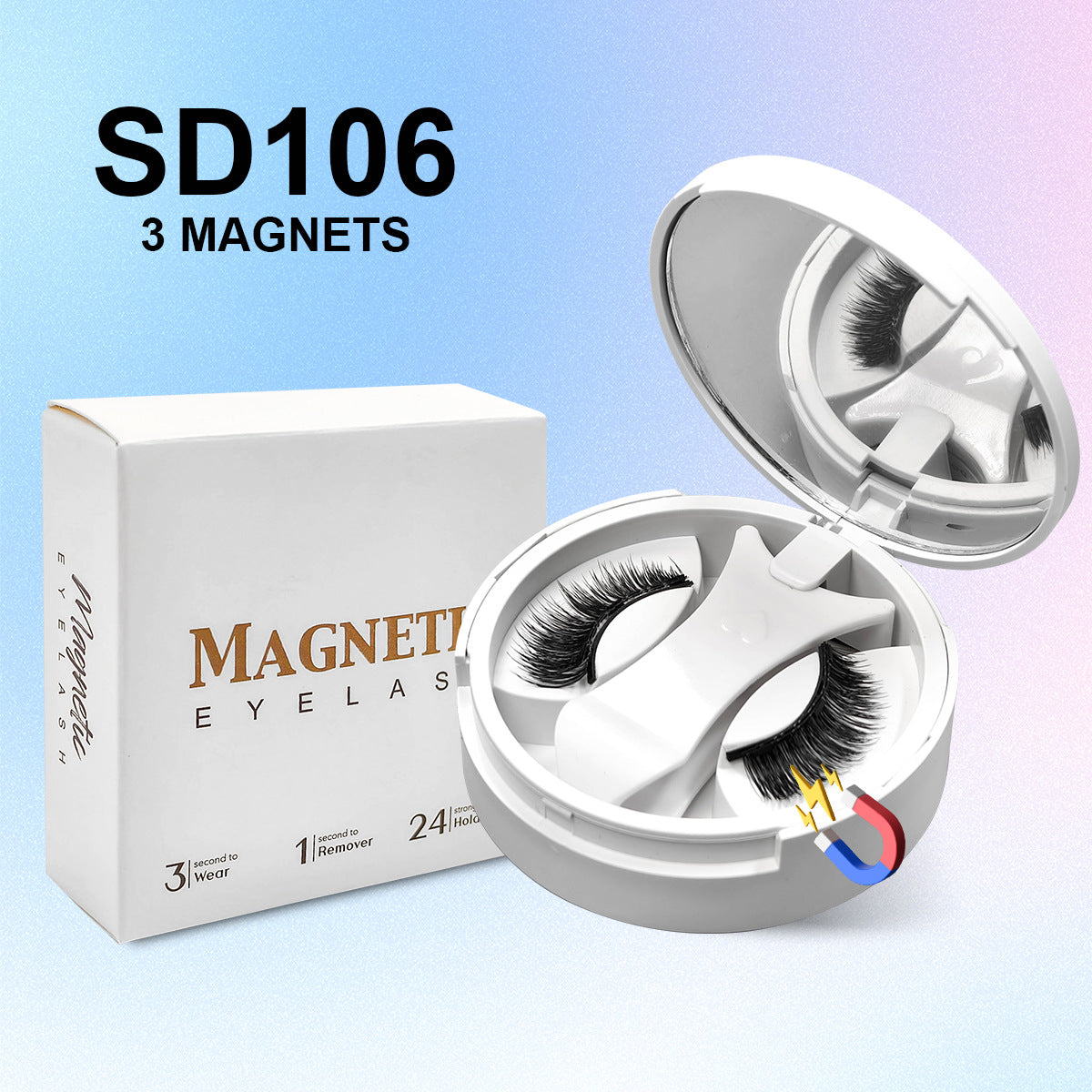 Magnetic False Eyelashes Natural Look Drip Depot