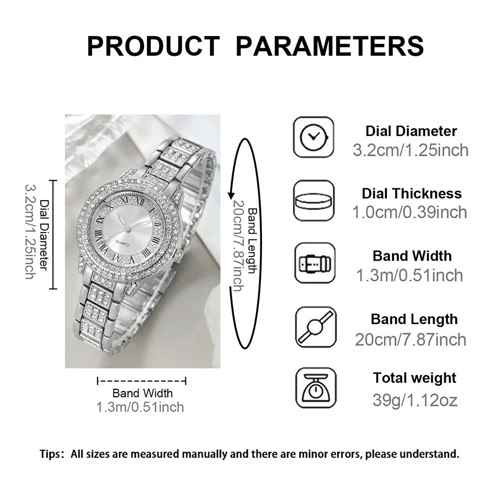 Diamond Accent Quartz Watch Set