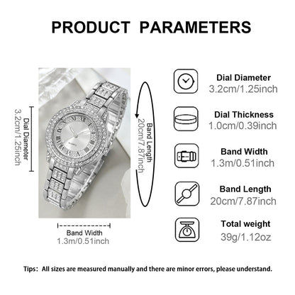 Diamond Accent Quartz Watch Set
