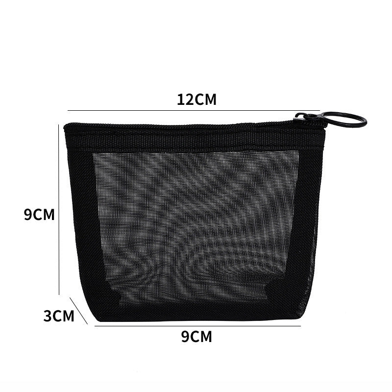 Transparent Mesh Makeup Toiletry Bag