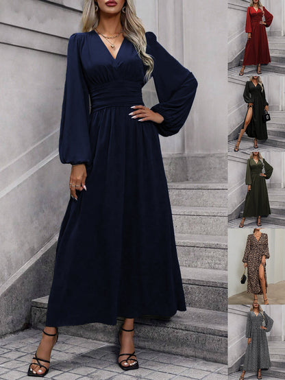 High-slit dress