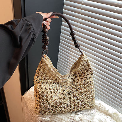 Straw Woven Tote Shoulder Bag