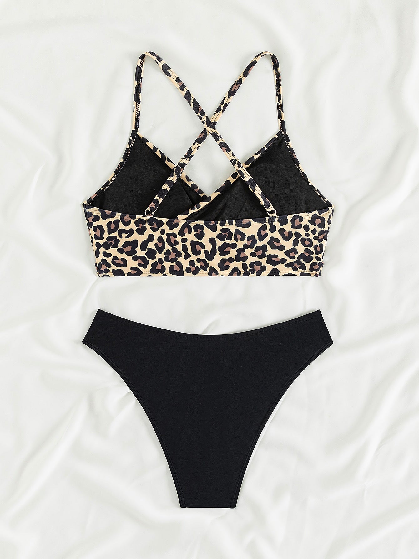 Leopard Print Bikini Swimsuit for Women