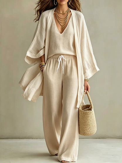 Casual Three Piece Set
