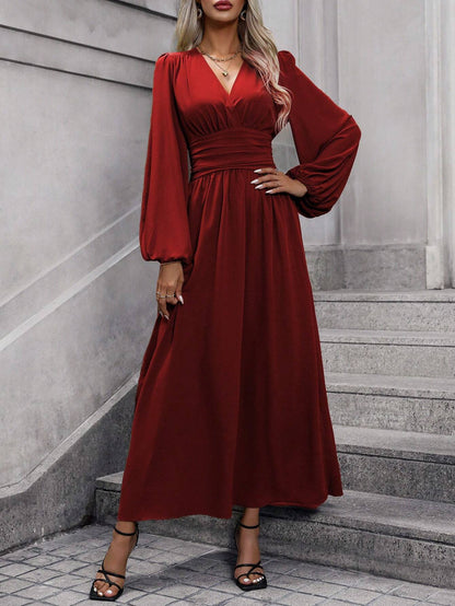 High-slit dress