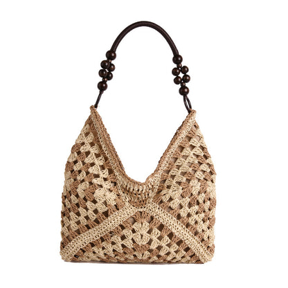 Straw Woven Tote Shoulder Bag