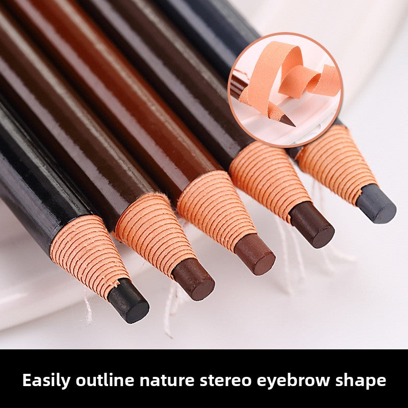 Eyebrow pencil, waterproof and sweat-resistant.