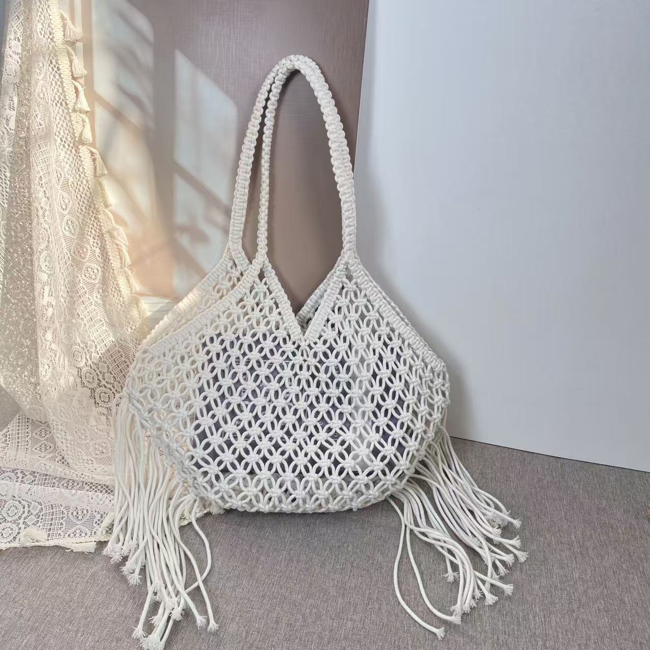 Woven Tote Bag for Women Drip Depot