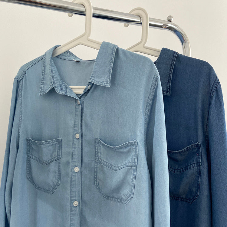 Retro Soft Cotton Lapel Shirt for Women