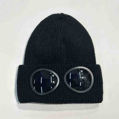 Aviator Goggles Fleece-Lined Knitted Beanie