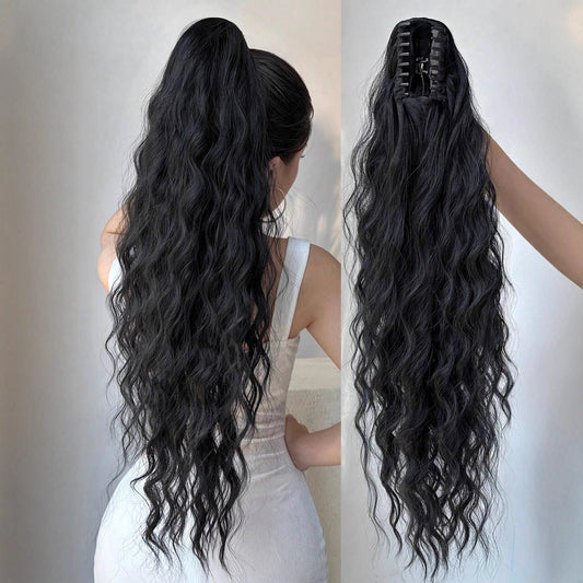 Synthetic Hair Ponytail with Claw Clip Drip Depot