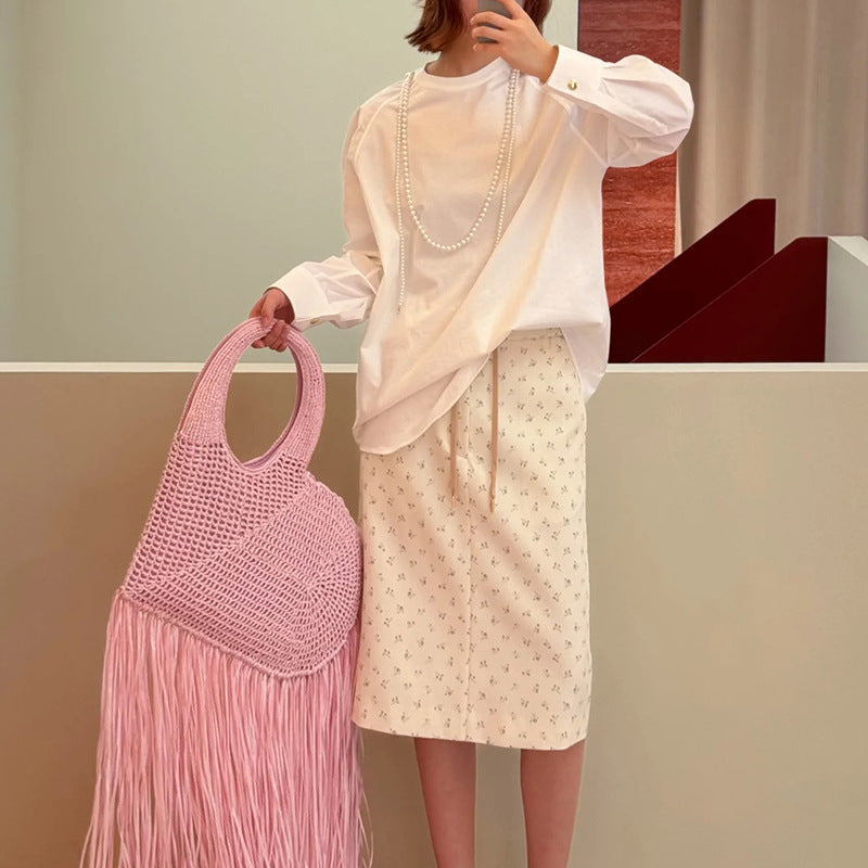 Fashion Heart Shape Tassel Shoulder Bag