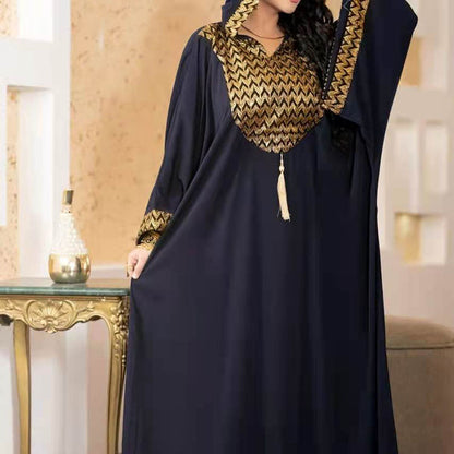 Elegant Knitted Mid-Waist Dress