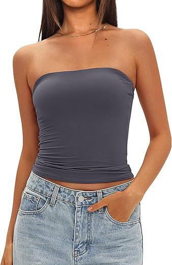 Strapless Slim Fit Tube Top