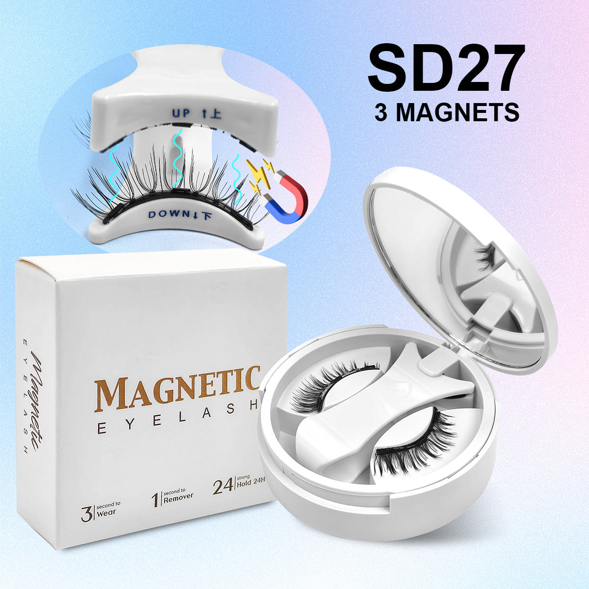 Magnetic False Eyelashes Natural Look Drip Depot