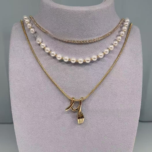 All-match pearl necklace