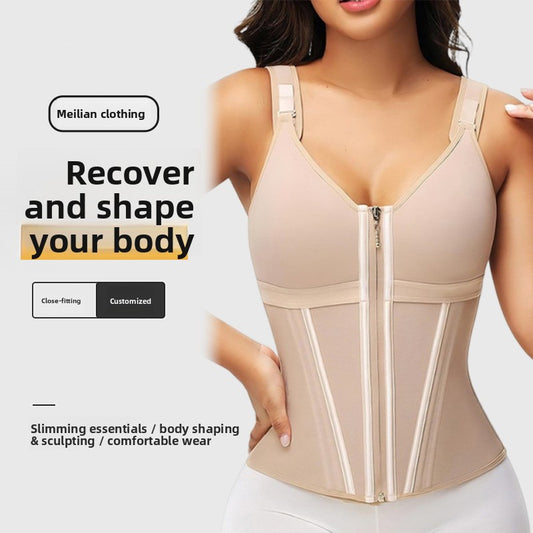 Womens Breathable Shapewear with Built-in Bra